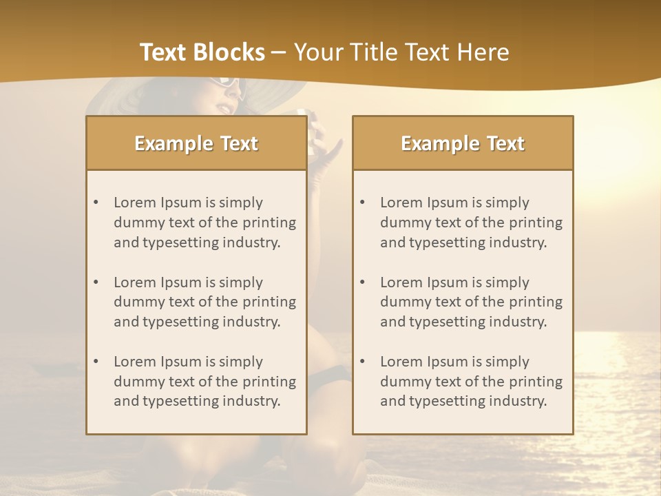 Wellness Closeup Breast PowerPoint Template