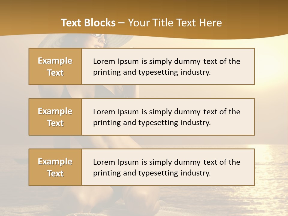 Wellness Closeup Breast PowerPoint Template