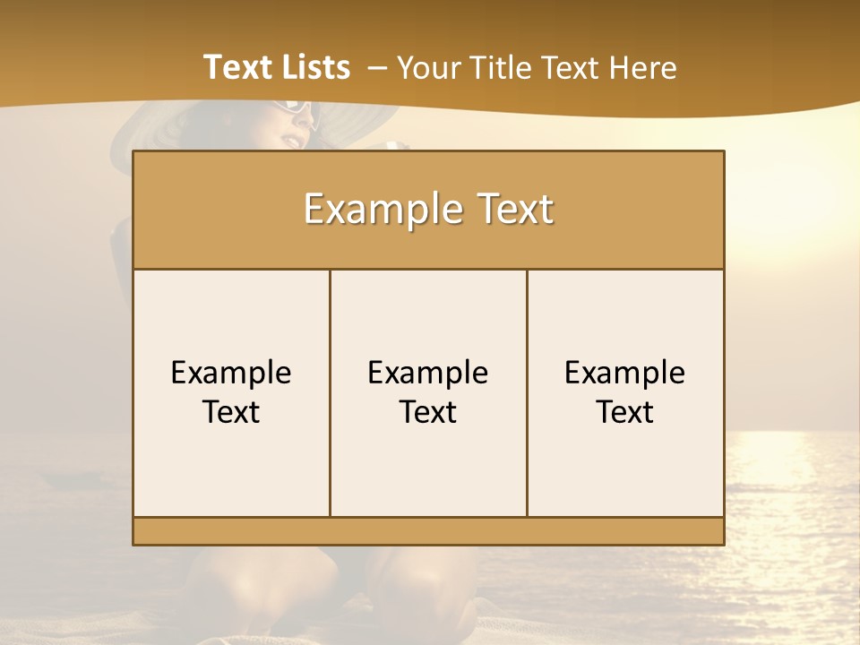 Wellness Closeup Breast PowerPoint Template
