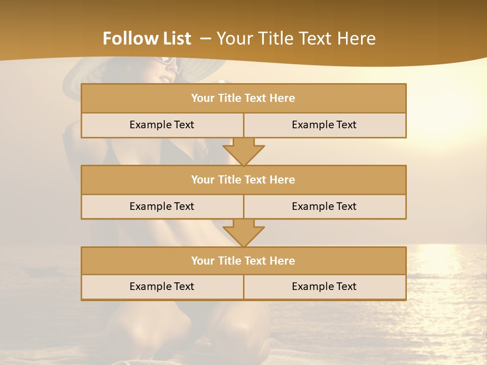 Wellness Closeup Breast PowerPoint Template