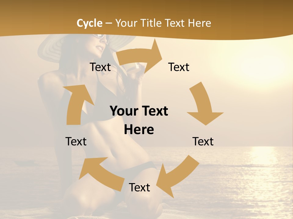 Wellness Closeup Breast PowerPoint Template