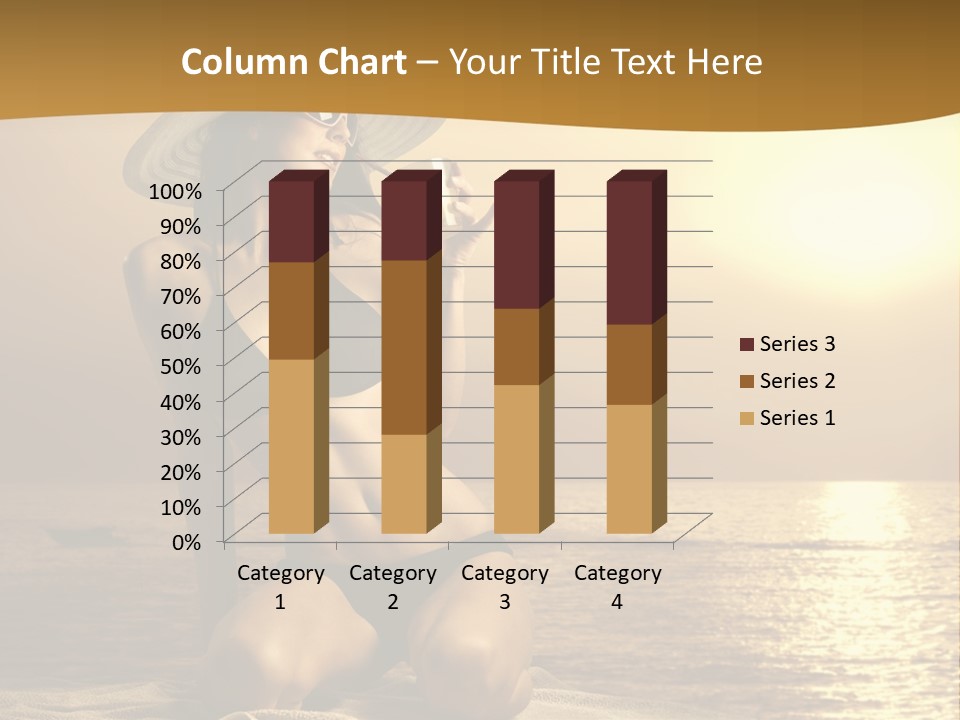 Wellness Closeup Breast PowerPoint Template