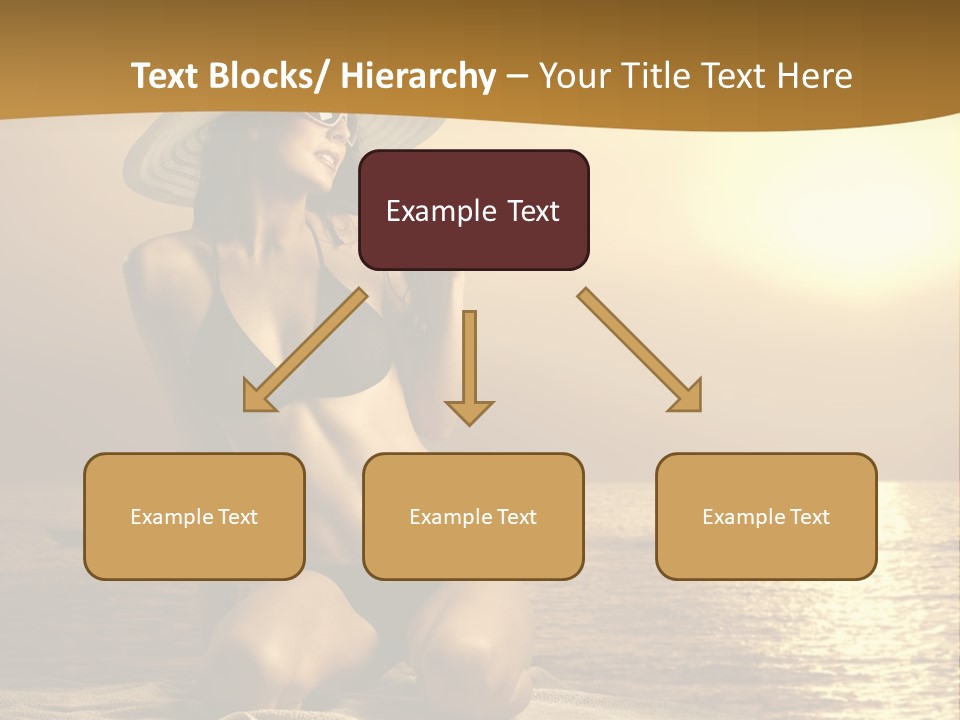 Wellness Closeup Breast PowerPoint Template