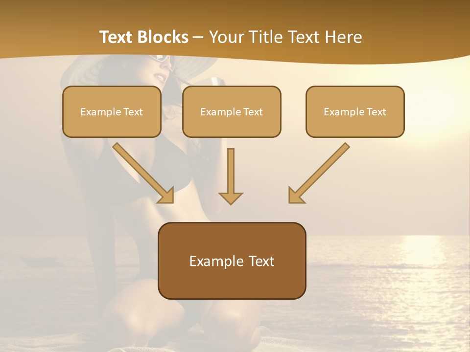 Wellness Closeup Breast PowerPoint Template