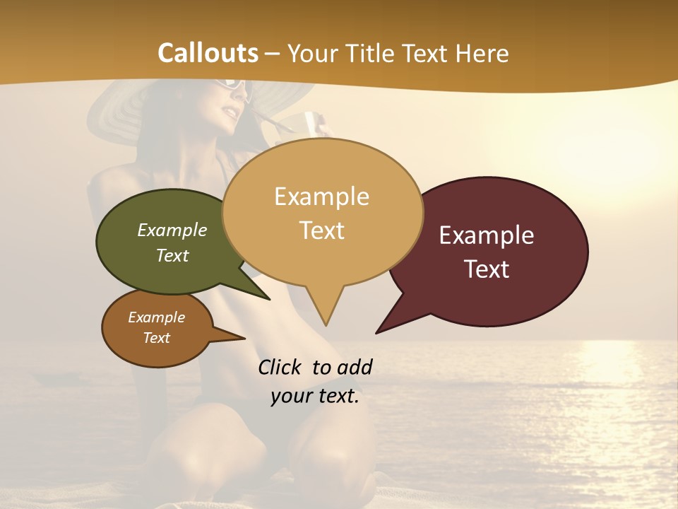 Wellness Closeup Breast PowerPoint Template