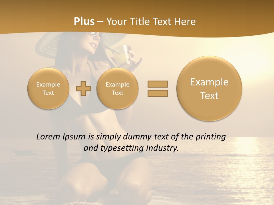 Wellness Closeup Breast PowerPoint Template