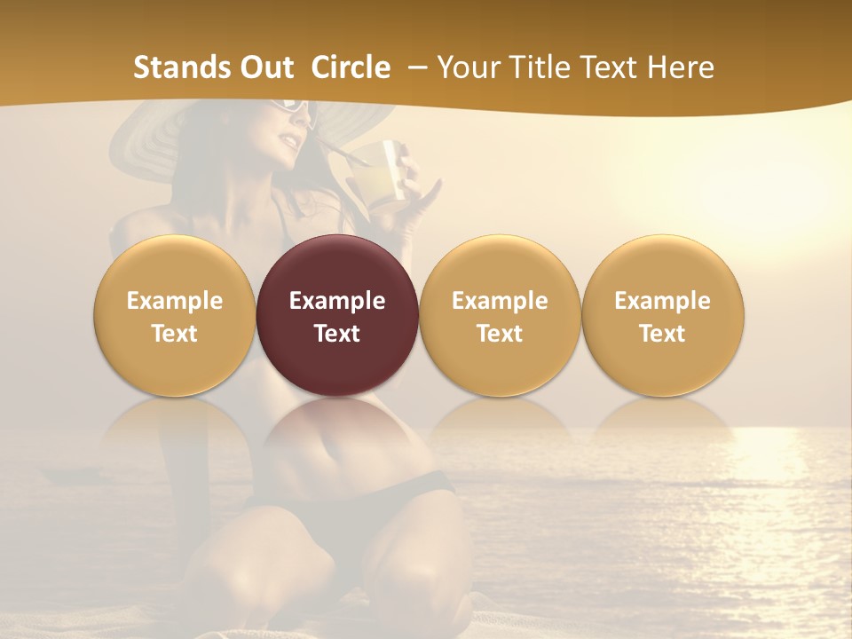 Wellness Closeup Breast PowerPoint Template