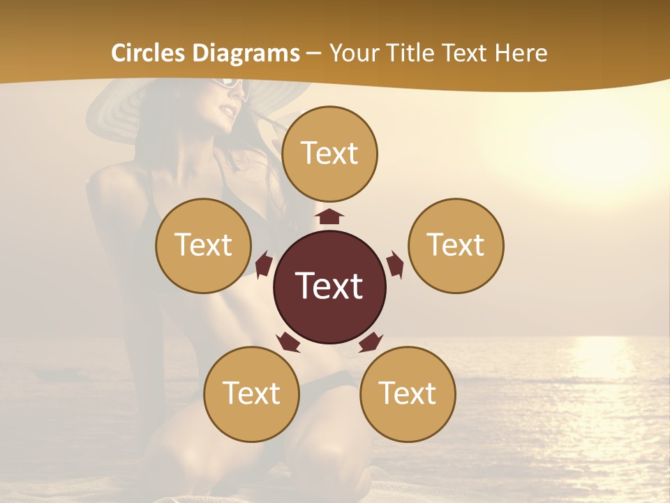 Wellness Closeup Breast PowerPoint Template