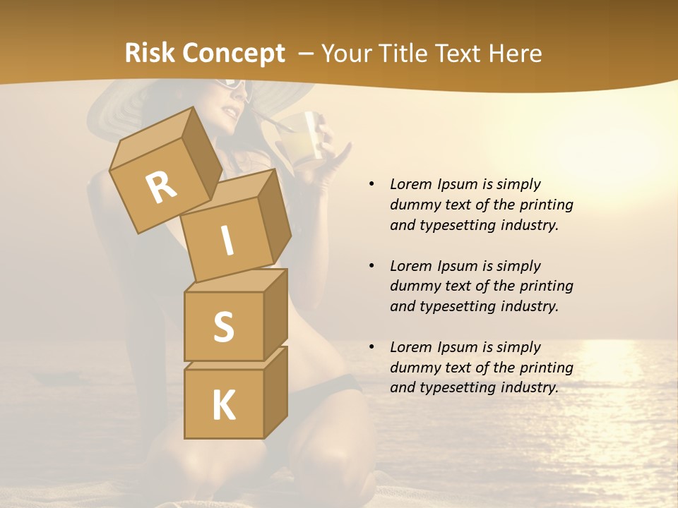 Wellness Closeup Breast PowerPoint Template