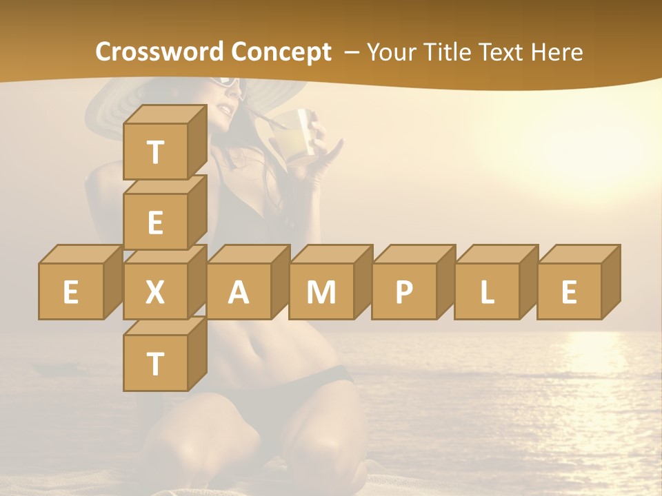 Wellness Closeup Breast PowerPoint Template