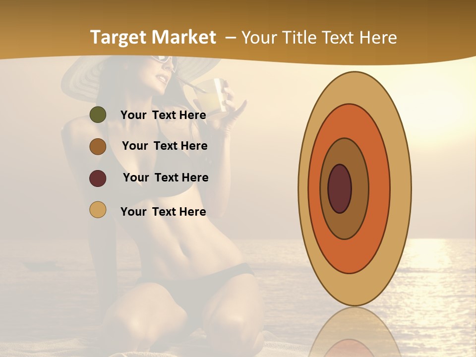 Wellness Closeup Breast PowerPoint Template