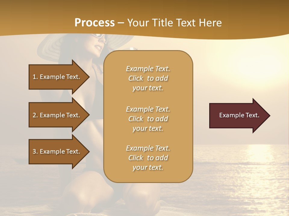 Wellness Closeup Breast PowerPoint Template