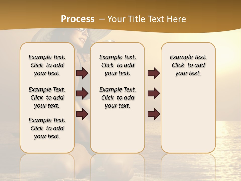 Wellness Closeup Breast PowerPoint Template