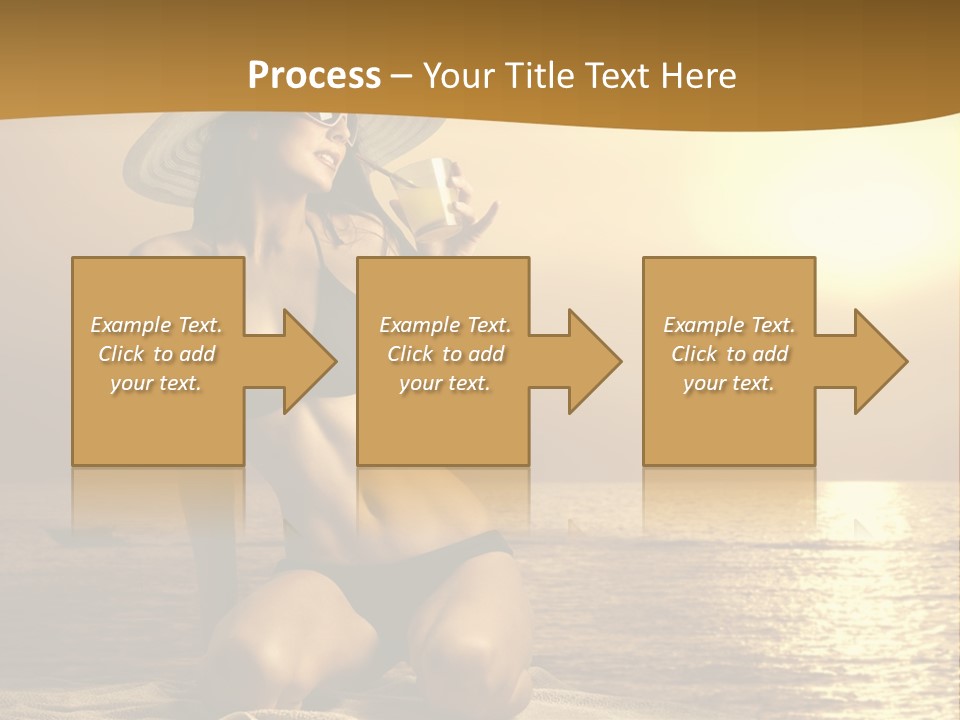 Wellness Closeup Breast PowerPoint Template