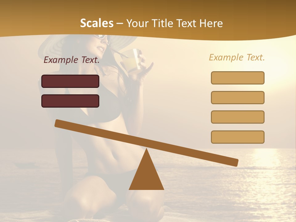 Wellness Closeup Breast PowerPoint Template