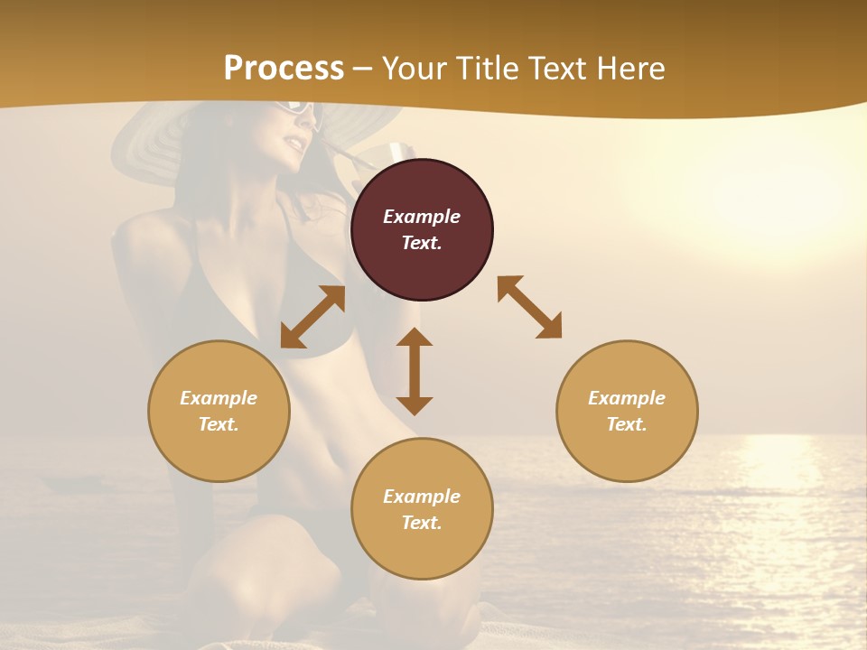 Wellness Closeup Breast PowerPoint Template