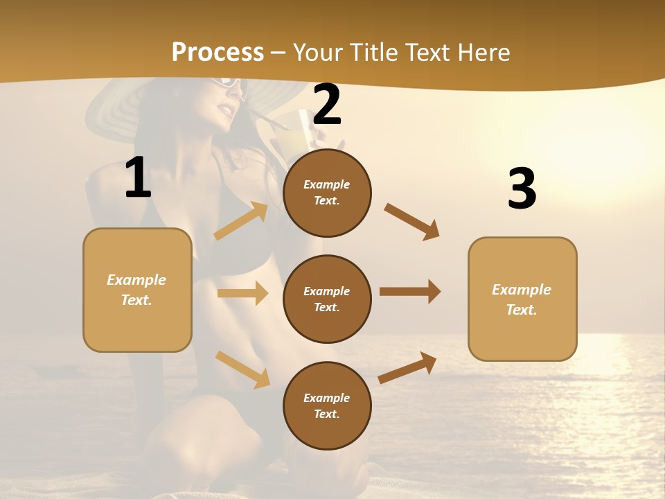 Wellness Closeup Breast PowerPoint Template