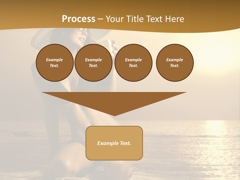 Wellness Closeup Breast PowerPoint Template