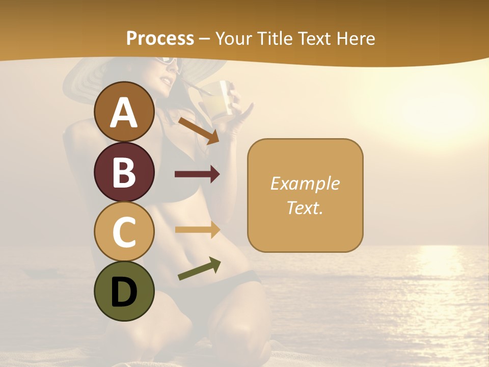 Wellness Closeup Breast PowerPoint Template