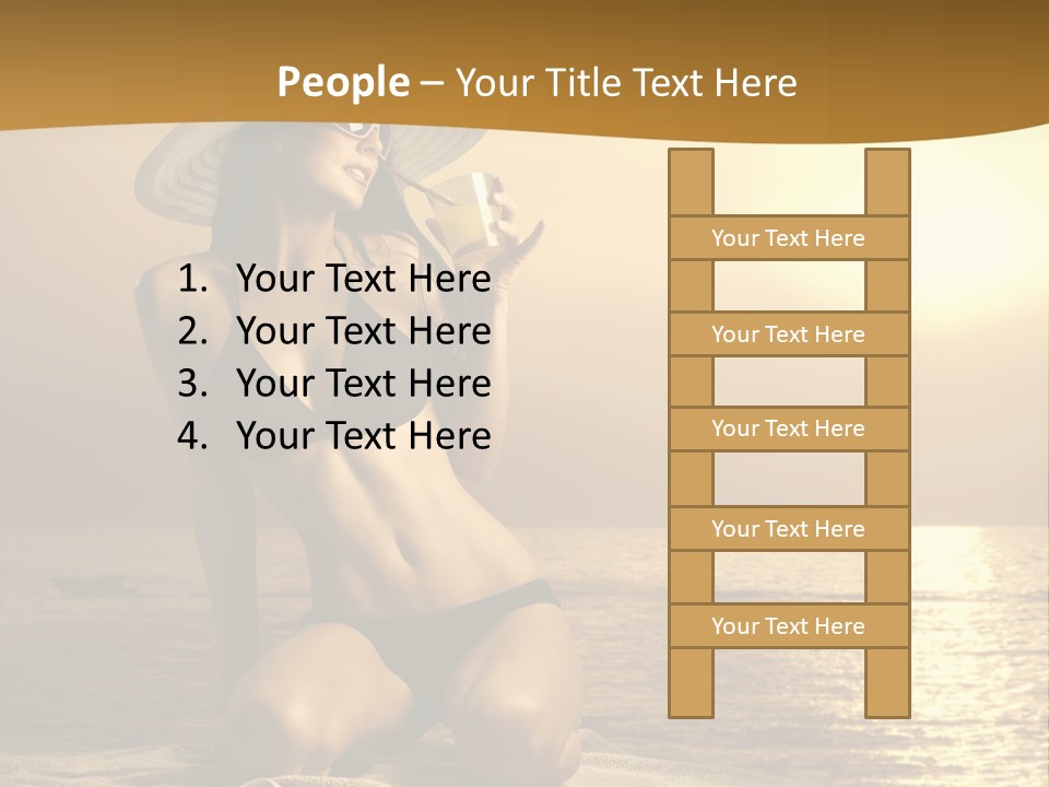 Wellness Closeup Breast PowerPoint Template