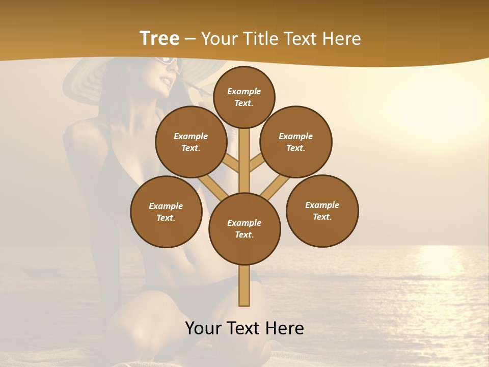 Wellness Closeup Breast PowerPoint Template