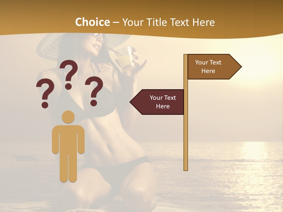 Wellness Closeup Breast PowerPoint Template