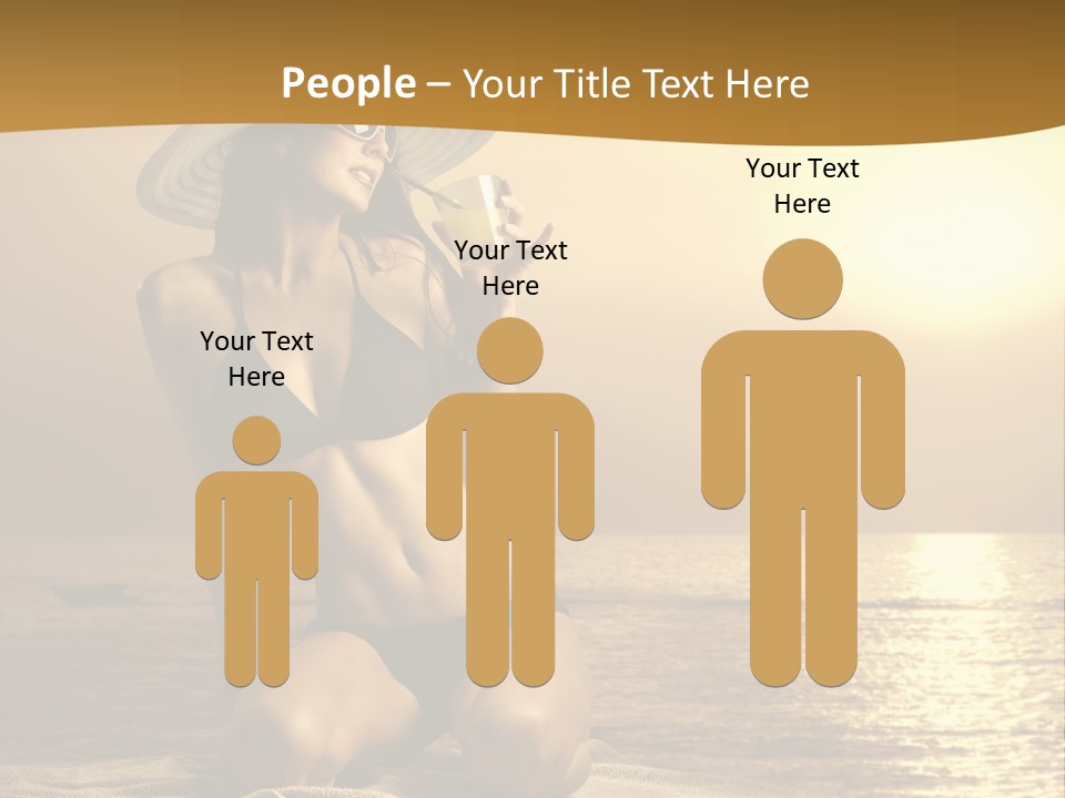 Wellness Closeup Breast PowerPoint Template