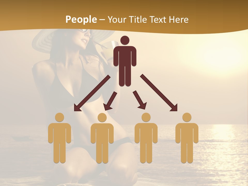 Wellness Closeup Breast PowerPoint Template