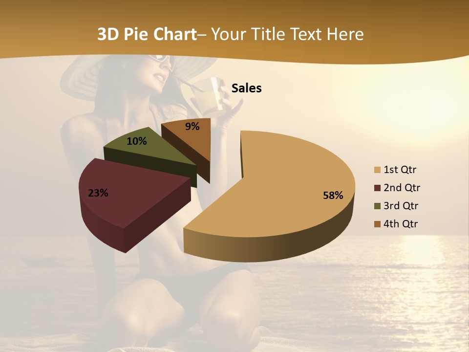 Wellness Closeup Breast PowerPoint Template