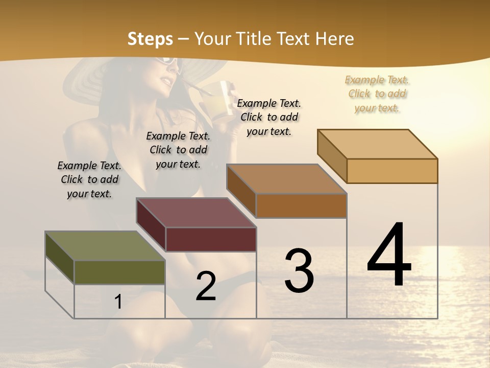 Wellness Closeup Breast PowerPoint Template