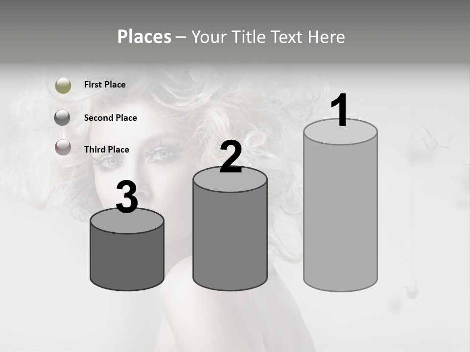 Sexy Skincare Hairstyle PowerPoint Template