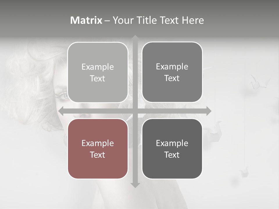 Sexy Skincare Hairstyle PowerPoint Template