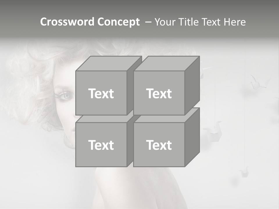 Sexy Skincare Hairstyle PowerPoint Template