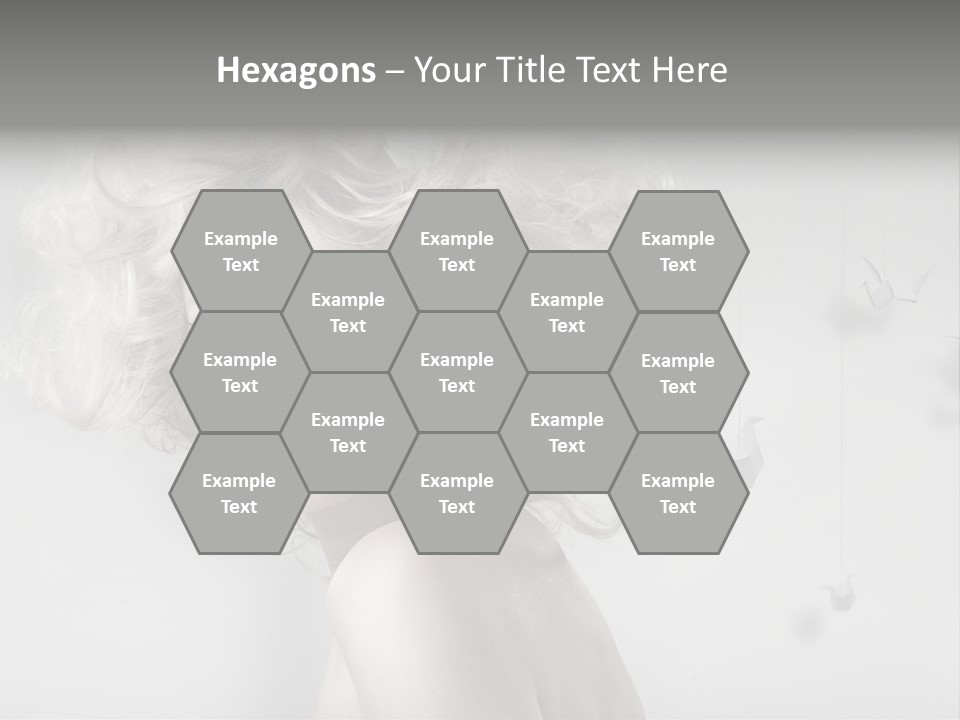 Sexy Skincare Hairstyle PowerPoint Template