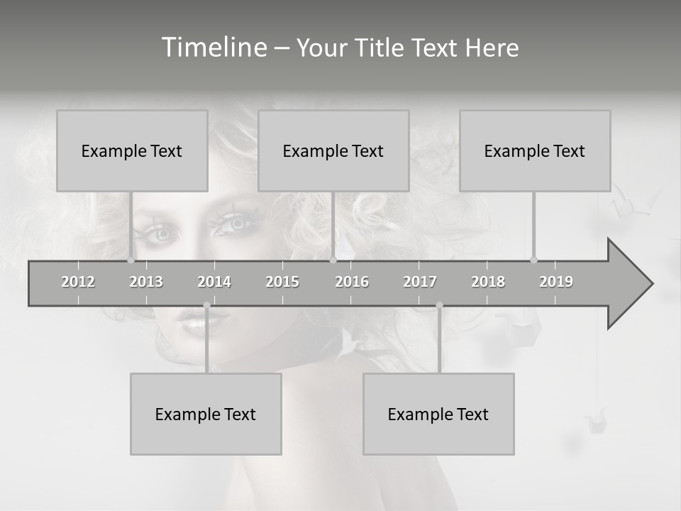 Sexy Skincare Hairstyle PowerPoint Template