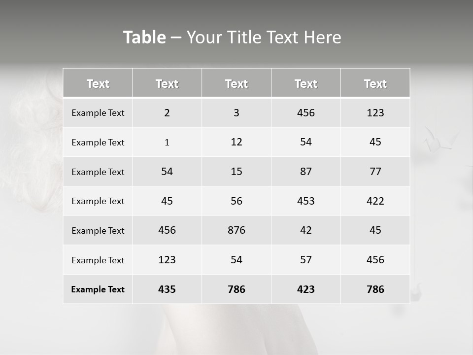 Sexy Skincare Hairstyle PowerPoint Template
