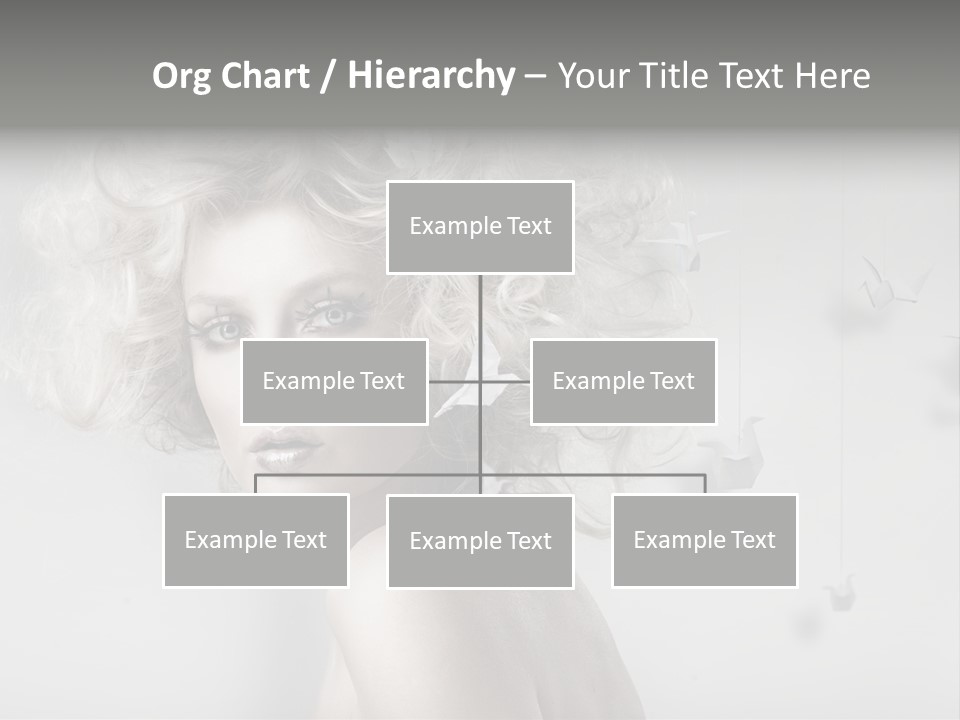 Sexy Skincare Hairstyle PowerPoint Template
