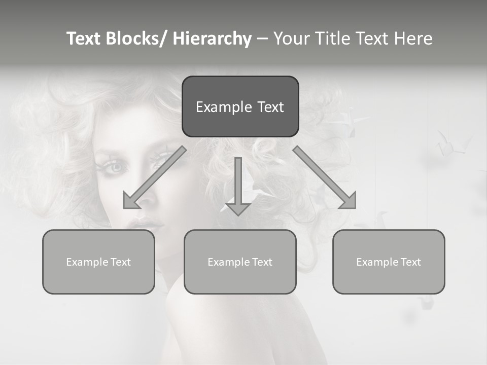 Sexy Skincare Hairstyle PowerPoint Template