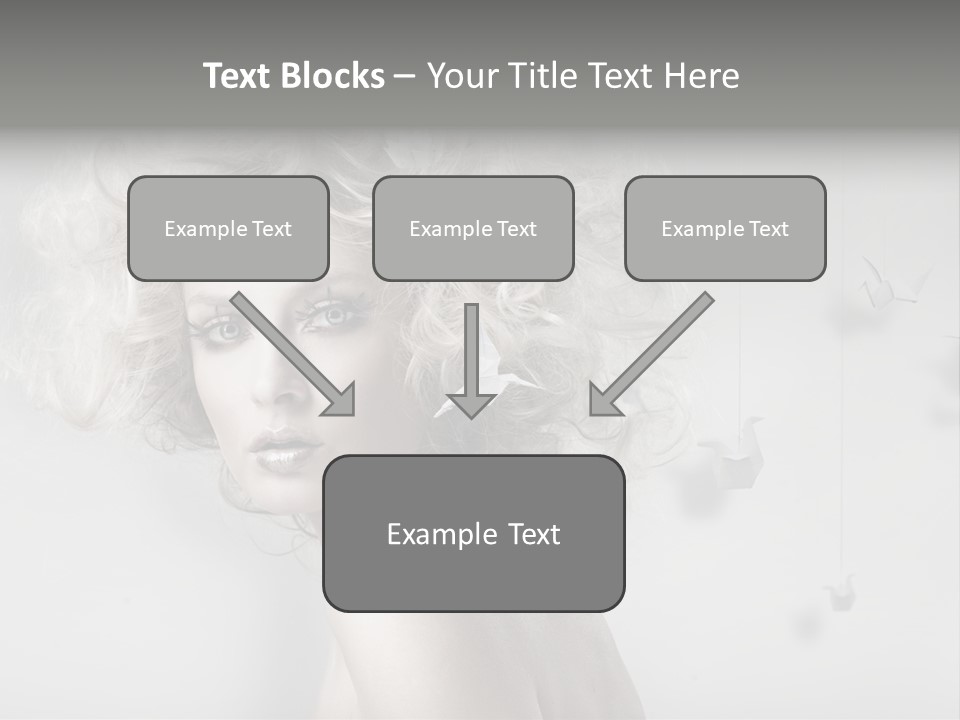Sexy Skincare Hairstyle PowerPoint Template