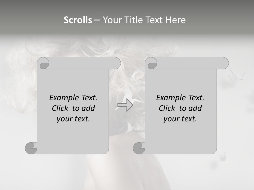 Sexy Skincare Hairstyle PowerPoint Template