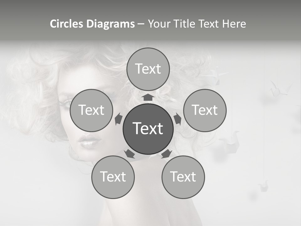 Sexy Skincare Hairstyle PowerPoint Template