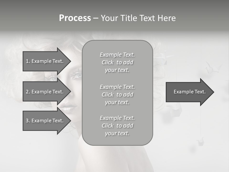 Sexy Skincare Hairstyle PowerPoint Template