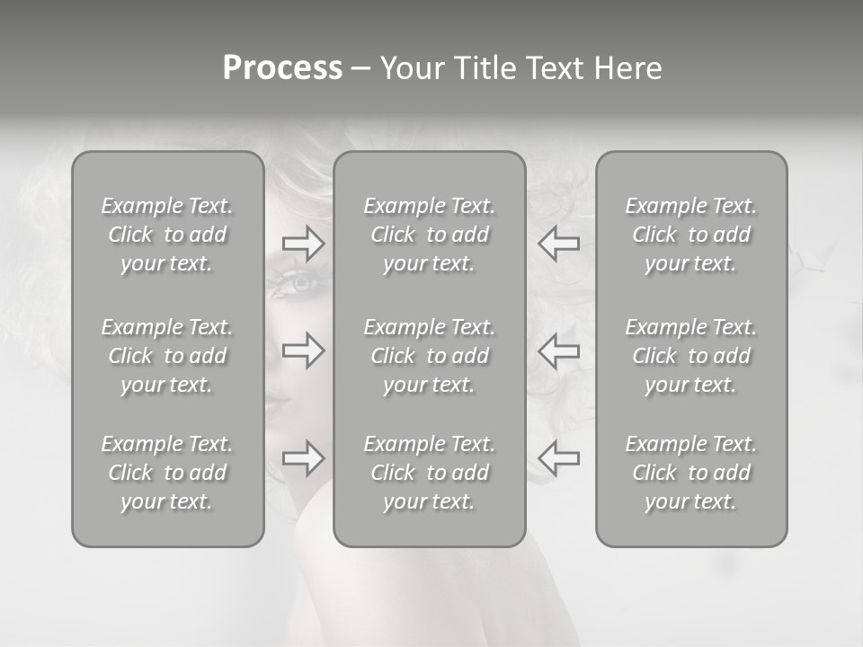 Sexy Skincare Hairstyle PowerPoint Template