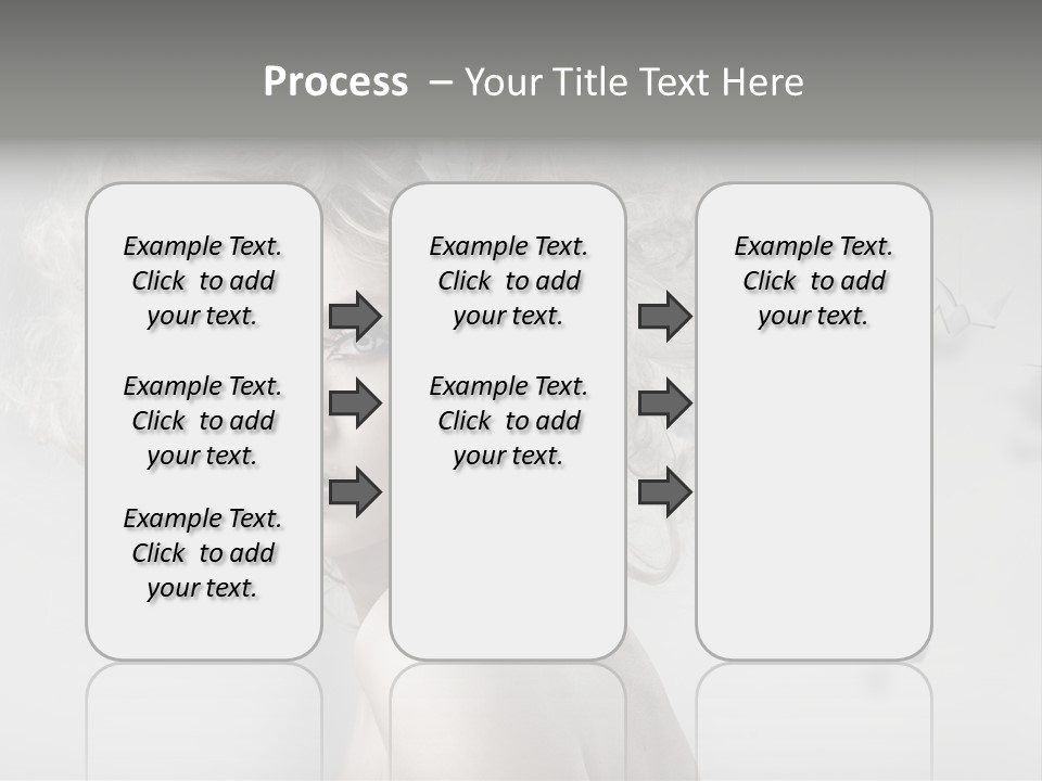Sexy Skincare Hairstyle PowerPoint Template