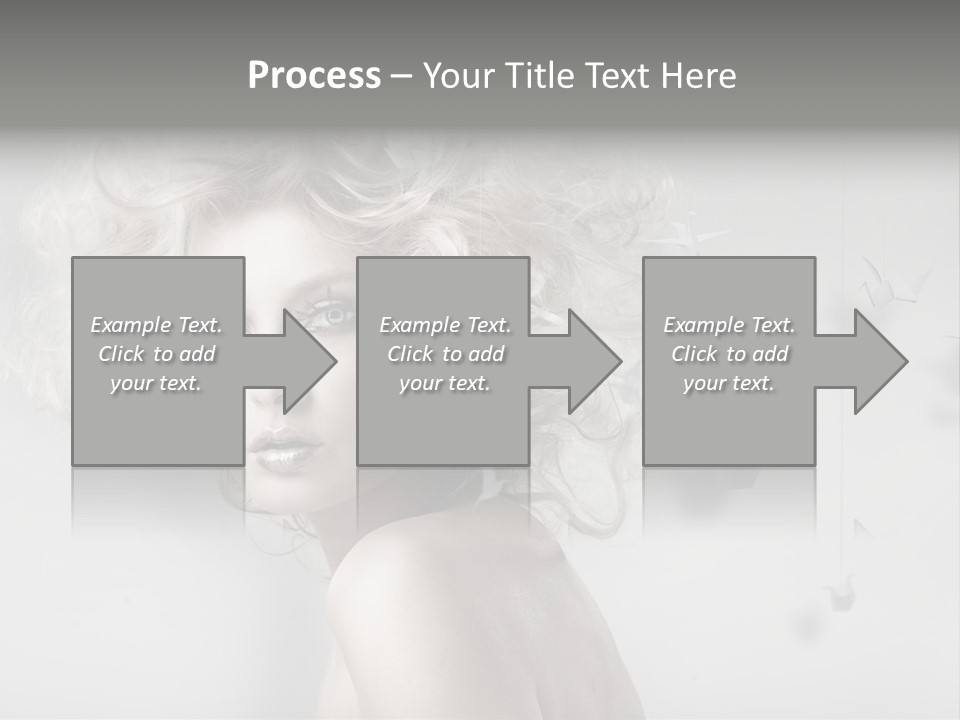 Sexy Skincare Hairstyle PowerPoint Template