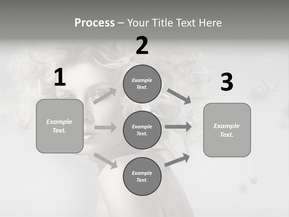 Sexy Skincare Hairstyle PowerPoint Template