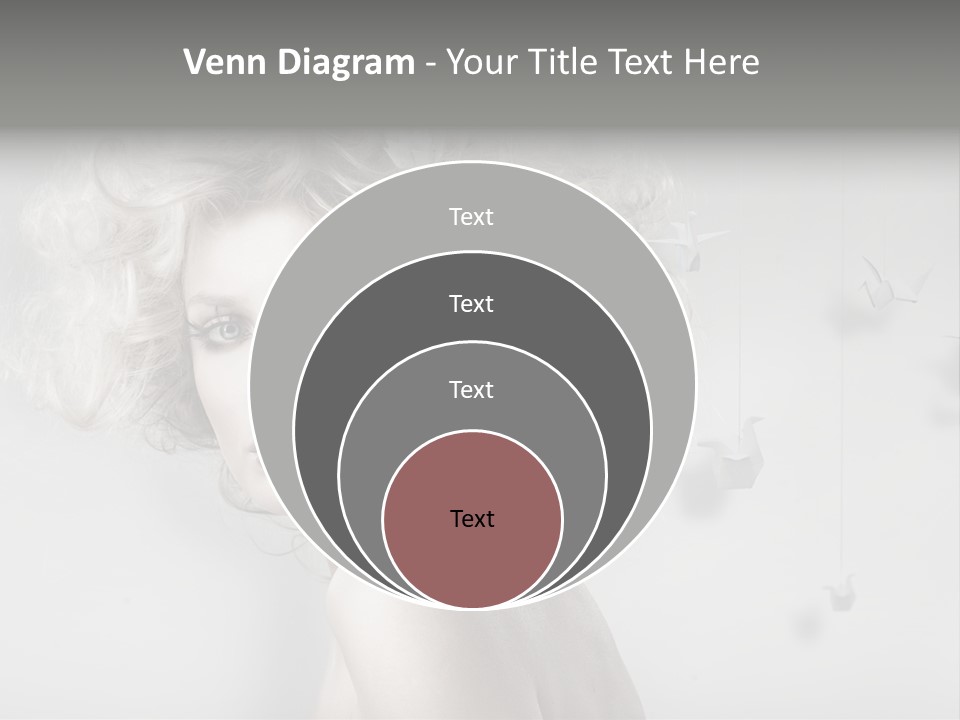 Sexy Skincare Hairstyle PowerPoint Template