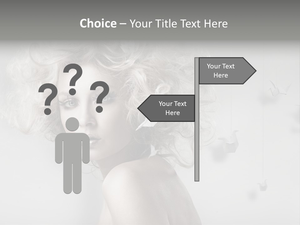 Sexy Skincare Hairstyle PowerPoint Template