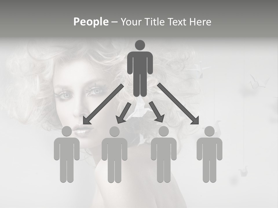 Sexy Skincare Hairstyle PowerPoint Template