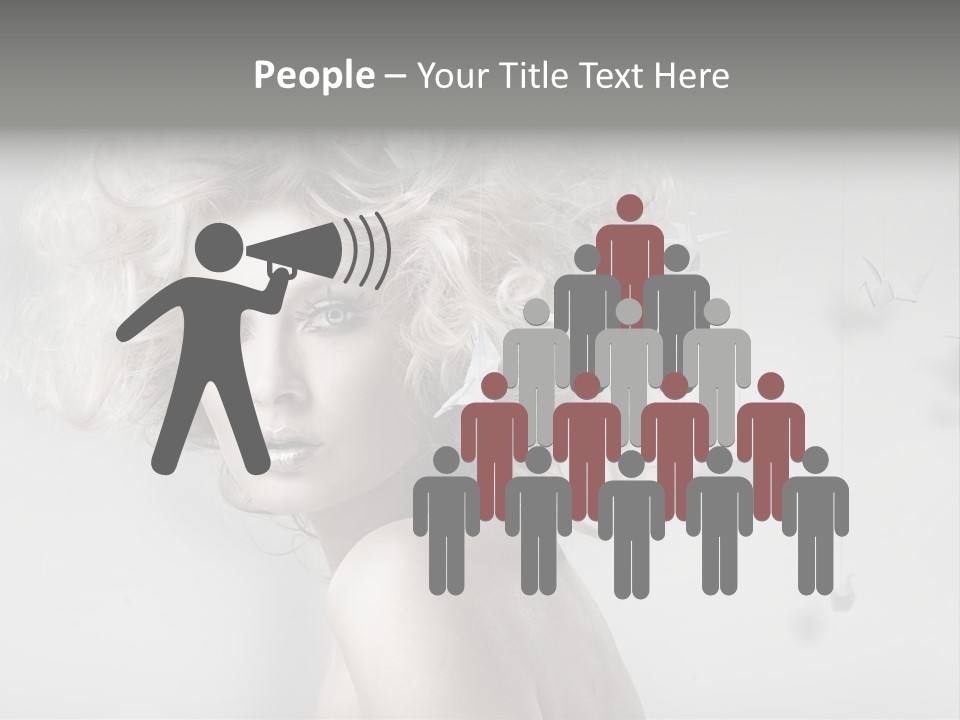 Sexy Skincare Hairstyle PowerPoint Template